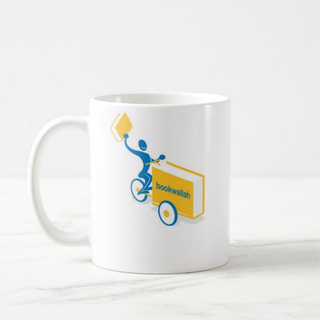 Bookwallah Logo, sharing the gift              ... Coffee Mug (Left)
