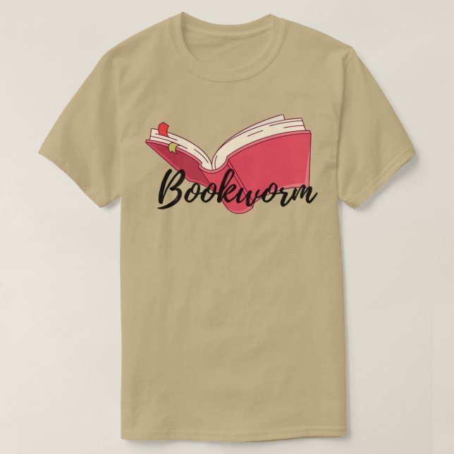 Bookworm 1 T-Shirt (Design Front)