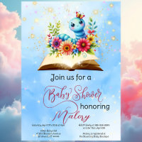 Bookworm Baby Magical Watercolor Baby Shower