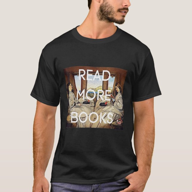 Bookworm Book Nerd Lese Literature T-Shirt (Front)