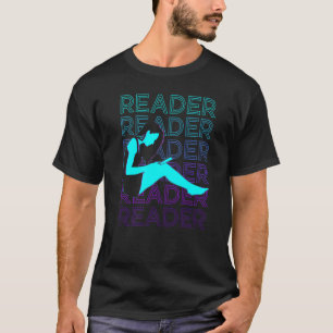 Bookworm Book Reader Book Reading Retro T-Shirt