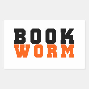 Bookworm, Books lover Rectangular Sticker