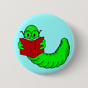 Bookworm Button