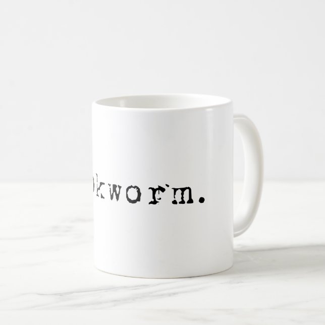 Bookworm Coffee Mug (Front Right)