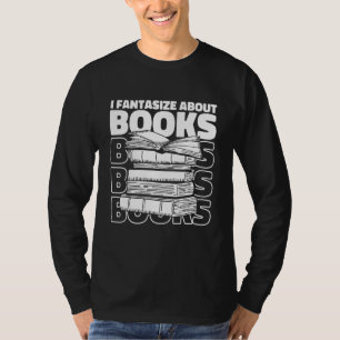 Bookworm Cute Books Novel Library Bibliophile Boo T-Shirt