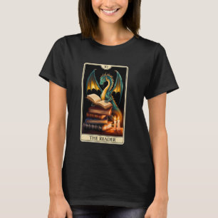 Bookworm Dragons Reading Book Lover The Reader Tar T-Shirt