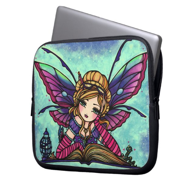 "Bookworm Fairy" Fantasy Art Sleeve Hannah Lynn (Front Left)