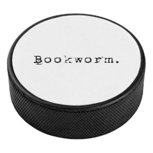 Bookworm Hockey Puck