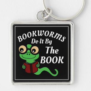 Bookworm Humour Key Ring