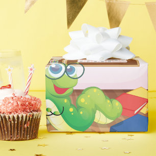 Bookworm In Class Wrapping Paper