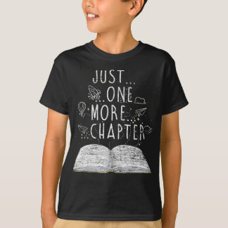 bookworm just one more chapter reading books T-Shirt
