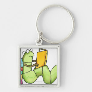 Bookworm Key Ring