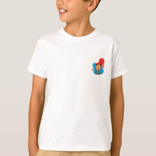 Bookworm Kitty Reading Glasses Kids T-Shirt