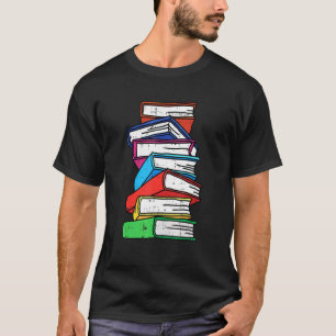 Bookworm Librarian Space Teacher Student Book T-Shirt