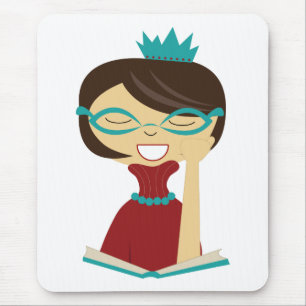 Bookworm Princess Mouse Pad