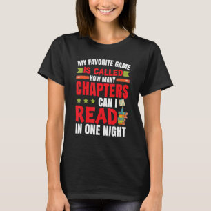 Bookworm Reading Book T-Shirt