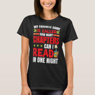 Bookworm Reading Book T-Shirt