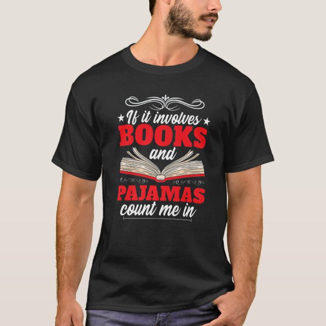 Bookworm Reading T-Shirt (Front)