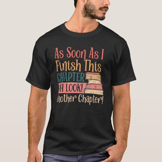 Bookworm Reading Teacher Librarian Book T-Shirt (Front)