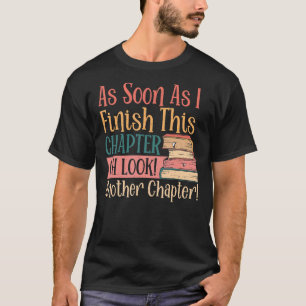Bookworm Reading Teacher Librarian Book T-Shirt