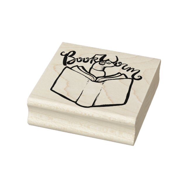 Bookworm                                           rubber stamp (Stamp)