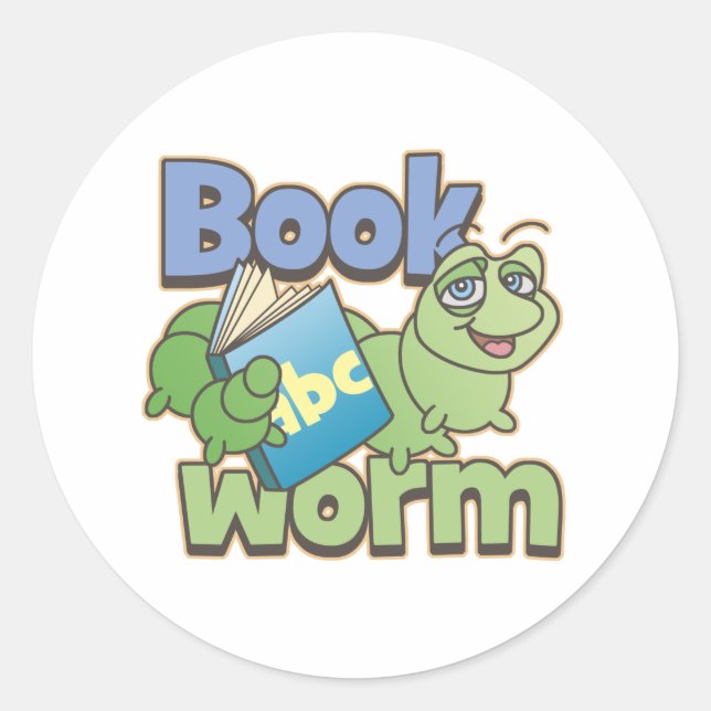 Bookworm Sticker (Front)
