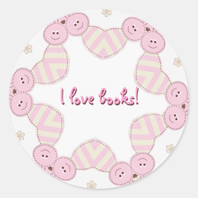 BookWorm Stickers (Front)