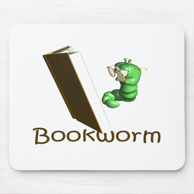 Bookworm T-shirts and Gifts. Mouse Pad (Front)