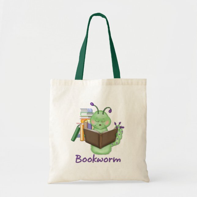 Bookworm Tote Bag (Front)