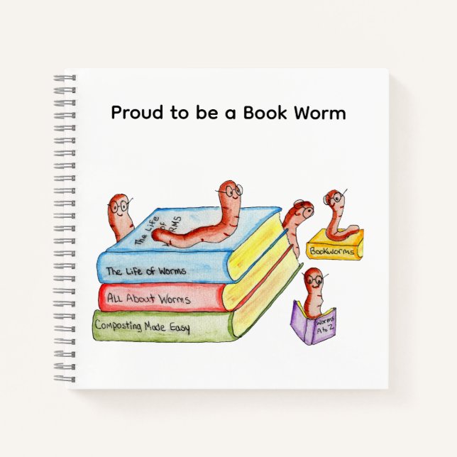 Bookworms Unite! Notebook (Front)