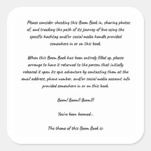 Boom Book Instructions Stickers