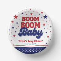Boom Boom Baby 4th July Patriotic Baby Shower 
