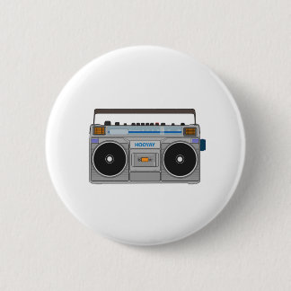 Boom-Box 6 Cm Round Badge