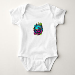  boom box baby bodysuit
