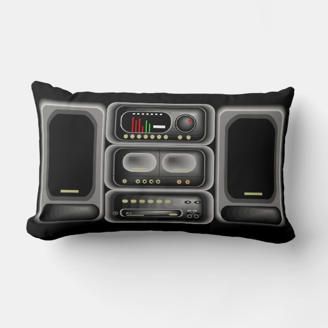 Boom Box Pillow (Front)