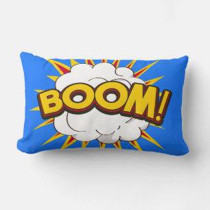 Boom! Cartoon Explosion Lumbar Cushion