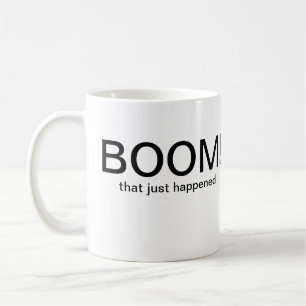 Boom coffee mug