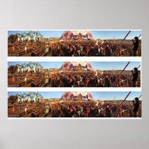 Boom Festival 2004 -Huge Triple print- Poster