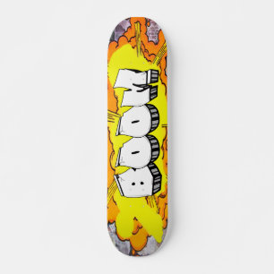 Boom Graffiti Custom Personalised Cool Skateboard
