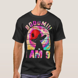 Boom I Am 9   Boy 9 Years Being Awesome 9th Birthd T-Shirt