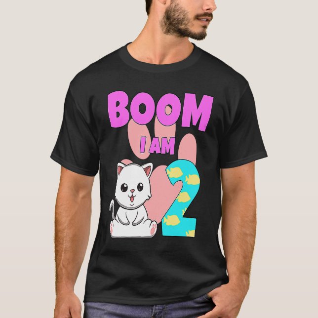 Boom Im 2 Cat T-Shirt (Front)