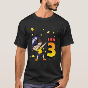 Boom I'm 3 Birthday Boy 3rd Birthday Party 2 T-Shirt