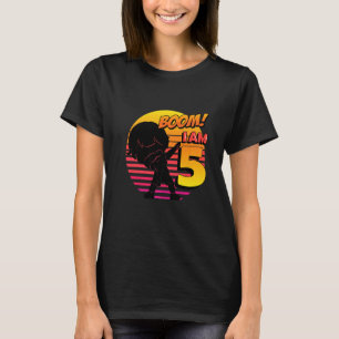 Boom I'm 5 Birthday Boy 5th Birthday Party  2 T-Shirt