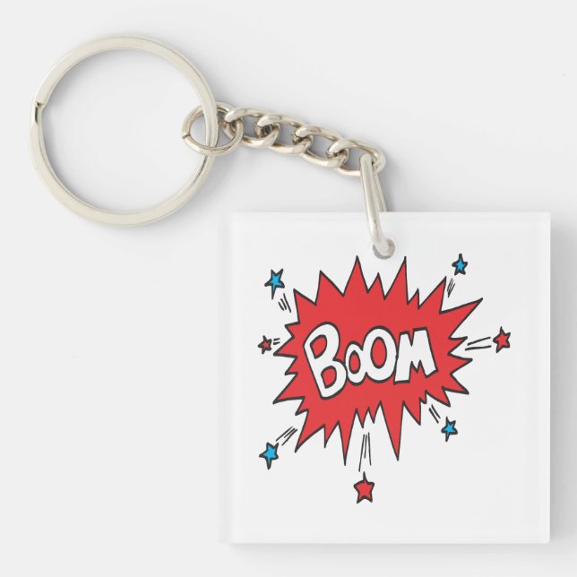 Boom Key Ring (Front)