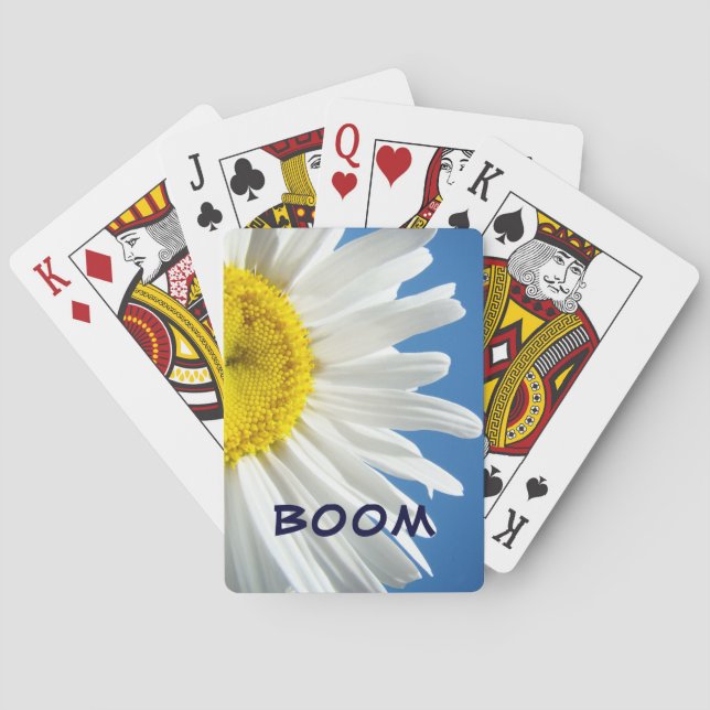 BOOM Playing Cards Daisy Flower Deck of Card (Back)