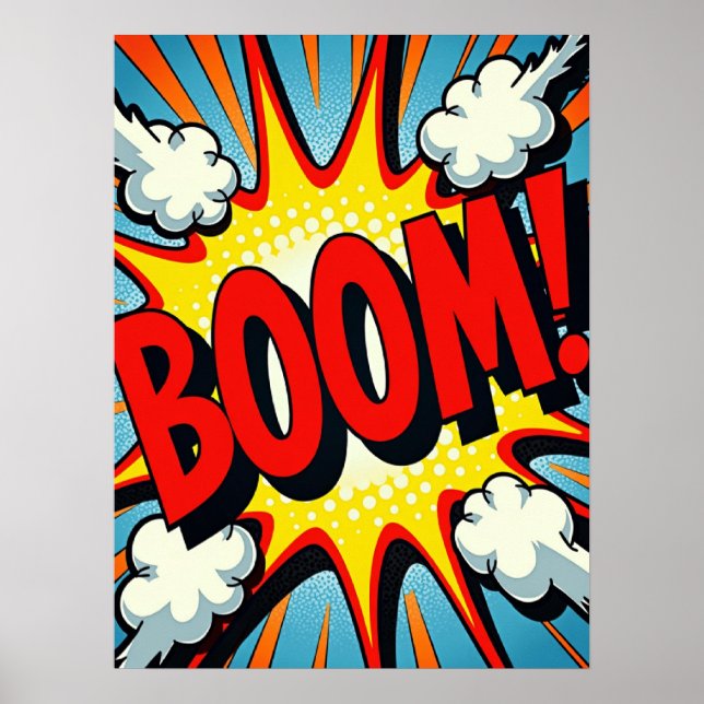BOOM! Pop Art Explosion Poster (Front)