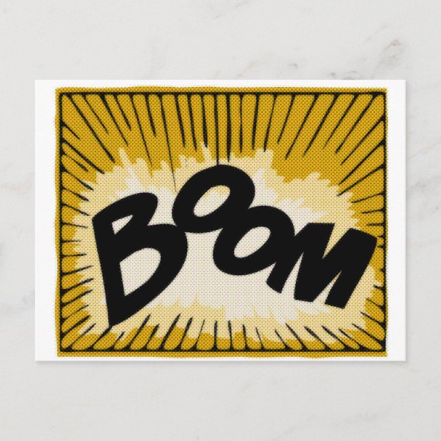 BOOM POSTCARD (Front)