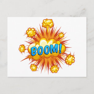 Boom Postcard
