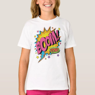 BOOM POW Comic Sweatshirt – Retro T-Shirt