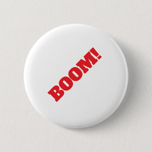 BOOM Professional elegant modern minimalist plain 6 Cm Round Badge